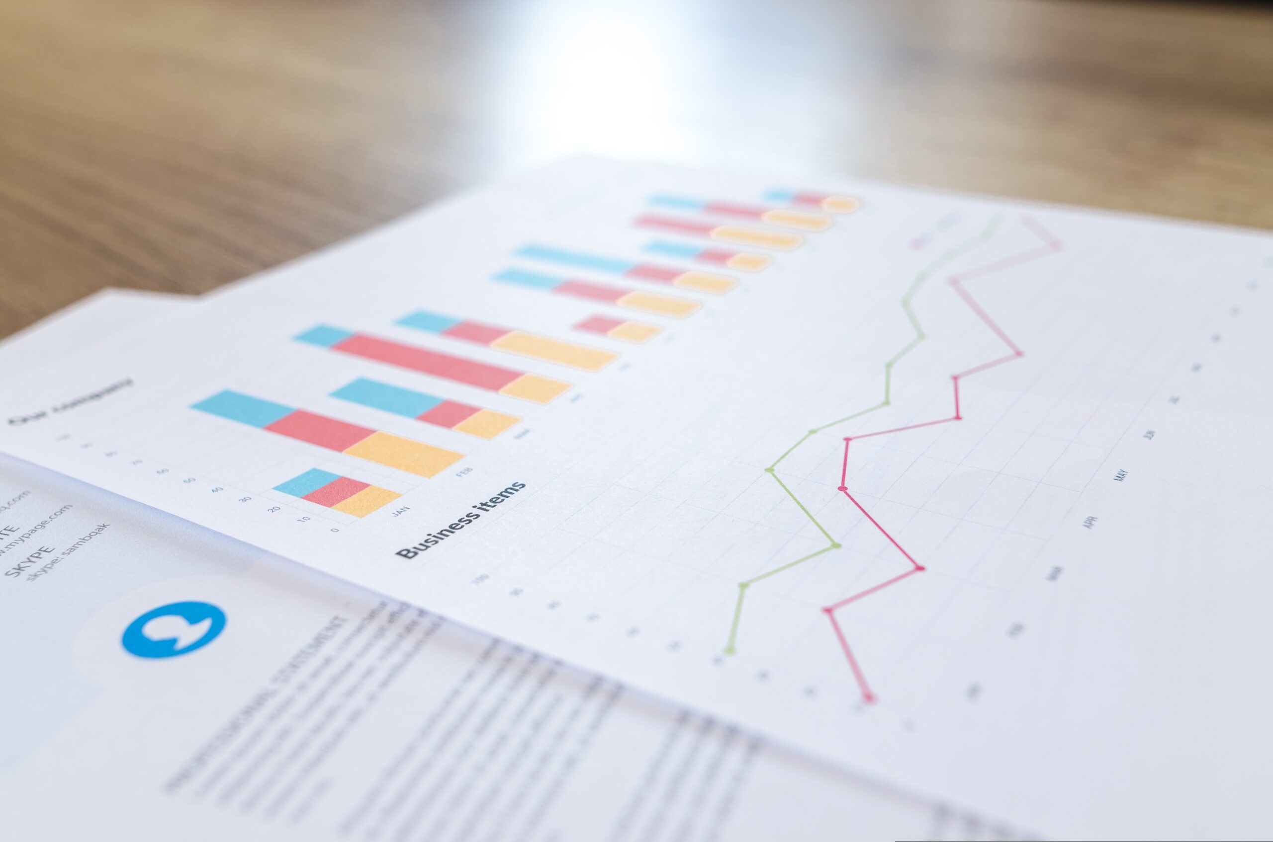 The picture shows a chart and graph to point to task 1 Writing IELTS academic
