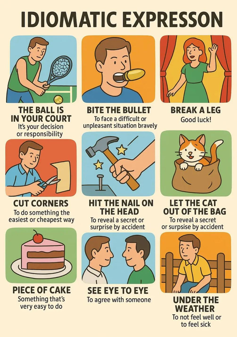 9 idioms to speak naturally in IELTS speaking