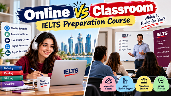 Online IELTS Course vs Classroom Course: Which Is Better?