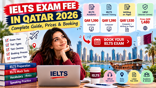 IELTS Exam Fee in Qatar 2026: Fees, Types & Booking
