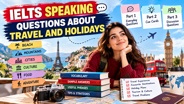 IELTS Travel Speaking Topics: Questions, Answers & Vocabulary