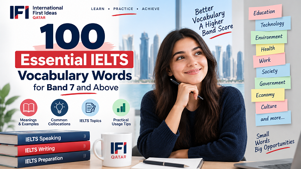 100 Essential IELTS Vocabulary Words for Band 7 and Above