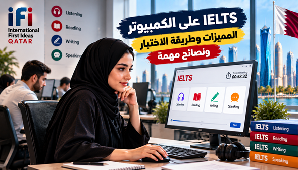 IELTS على الكمبيوتر: المميزات وطريقة الاختبار في قطر