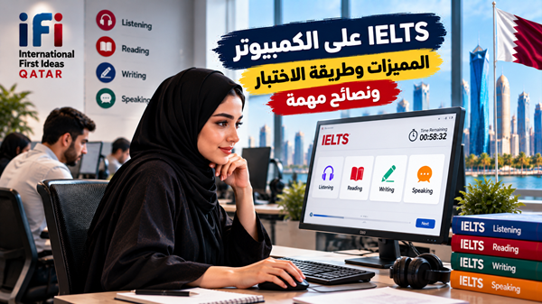IELTS على الكمبيوتر: المميزات وطريقة الاختبار في قطر