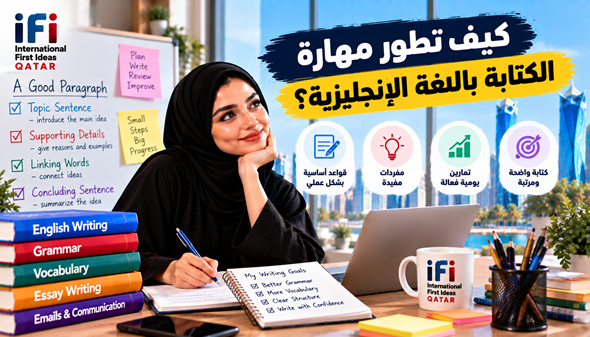 كيف تطور مهارة الكتابة باللغة الإنجليزية؟ دليل عملي
