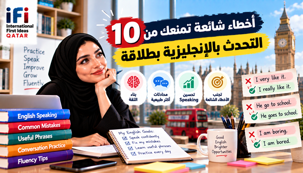 10 أخطاء شائعة تمنعك من التحدث بالإنجليزية بطلاقة