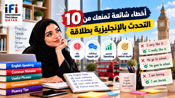 10 أخطاء شائعة تمنعك من التحدث بالإنجليزية بطلاقة
