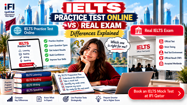 IELTS Practice Test Online vs Real Exam: Key Differences