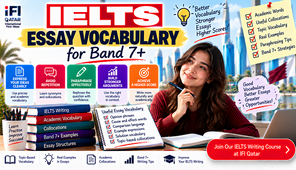 IELTS Essay Vocabulary for Band 7+: Words, Collocations & Tips