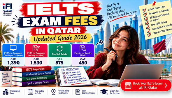 IELTS Exam Fee Qatar: Updated 2026 Fees & Booking Guide
