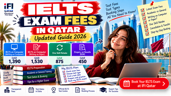 IELTS Exam Fee Qatar: Updated 2026 Fees & Booking Guide
