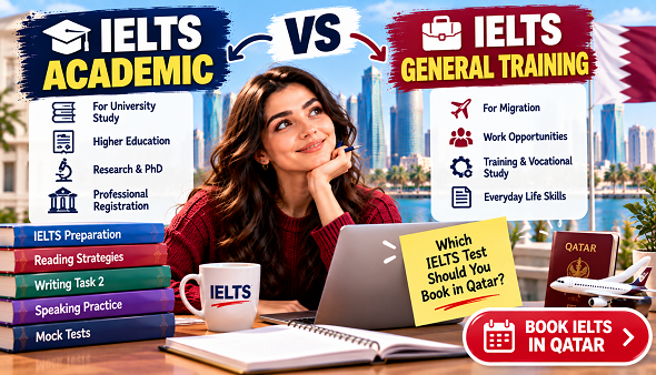IELTS Academic vs General Qatar: Which Test Should You Book?