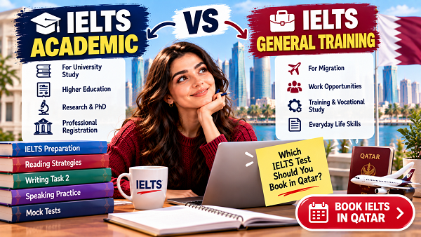 IELTS Academic vs General Qatar: Which Test Should You Book?