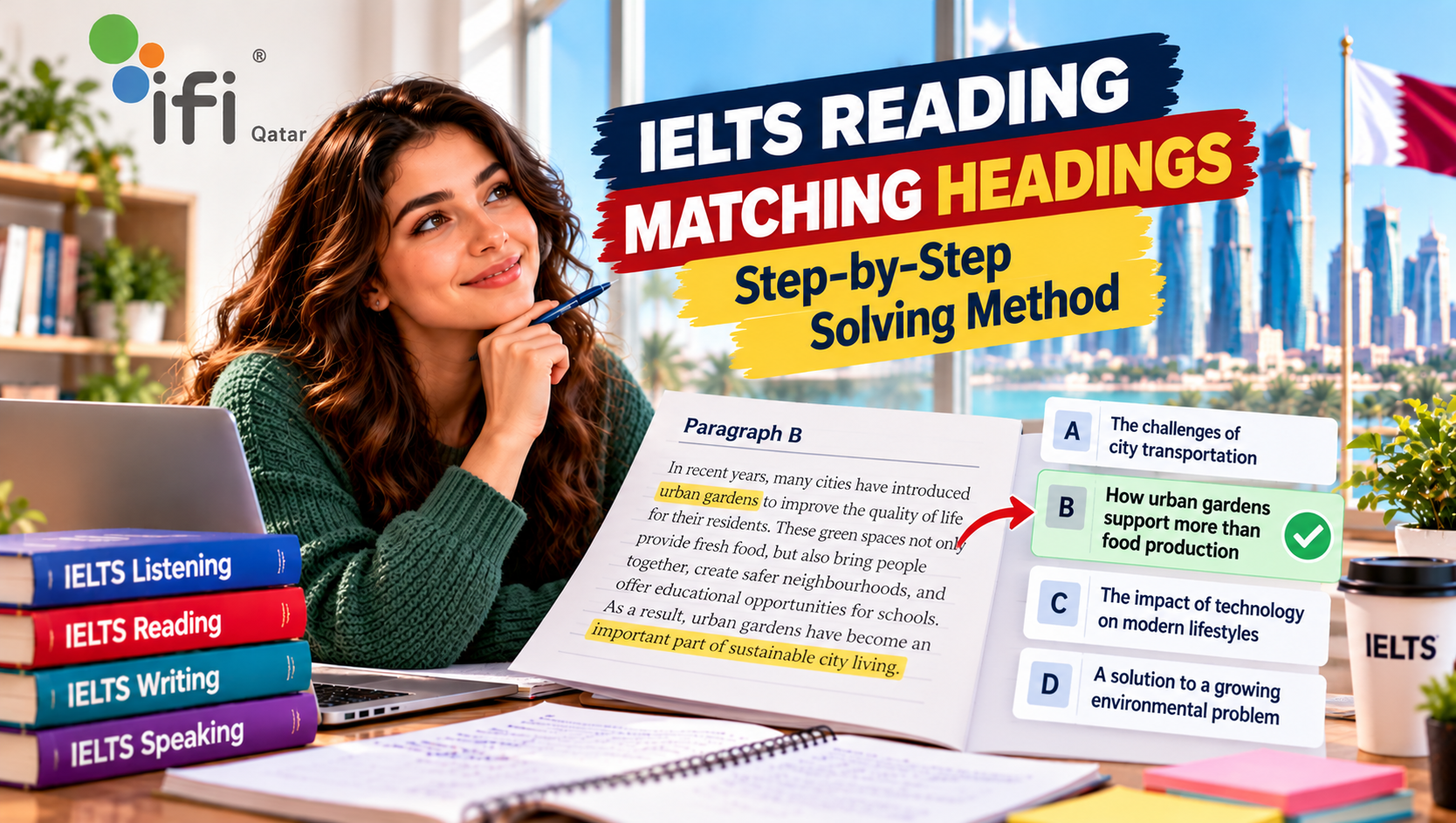 IELTS Reading Matching Headings: Step-by-Step Method