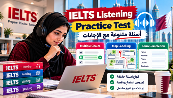 IELTS Listening Practice Test: أسئلة متنوعة مع الإجابات