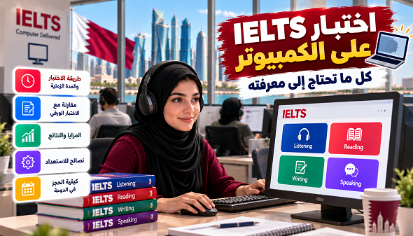 اختبار IELTS على الكمبيوتر: كل ما تحتاج إلى معرفته في قطر