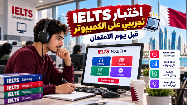 اختبار IELTS تجريبي على الكمبيوتر قبل يوم الامتحان | Mock Test