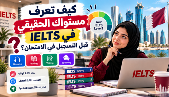 كيف تعرف مستواك الحقيقي في IELTS قبل التسجيل في الامتحان؟