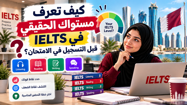 كيف تعرف مستواك الحقيقي في IELTS قبل التسجيل في الامتحان؟