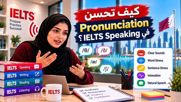 كيف تحسن Pronunciation في IELTS Speaking؟ دليل عملي