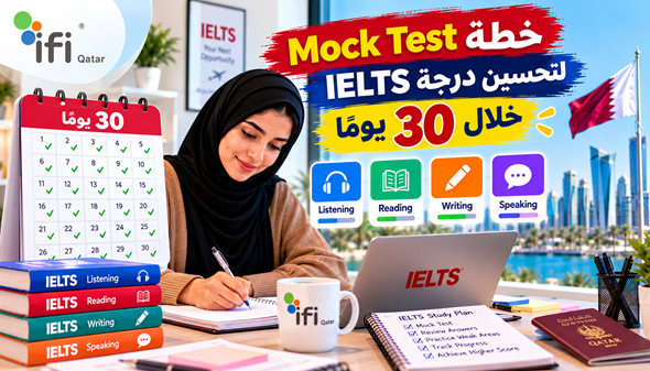 خطة Mock Test لتحسين درجة IELTS خلال 30 يومًا