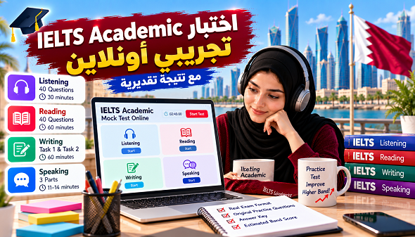 اختبار IELTS Academic تجريبي أونلاين
