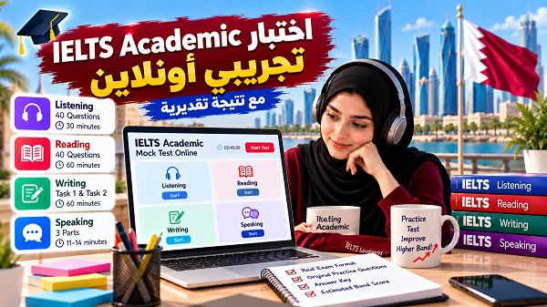 اختبار IELTS Academic تجريبي أونلاين